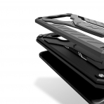 Zizo LG G6 Static Serisi Klf (MIL-STD-810G)-Black-Black