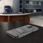 Zizo OnePlus 6T Bolt Serisi Klf (MIL-STD-810G)-Grey