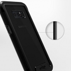 Zizo Samsung Galaxy Note 8 ION Seri effaf Klf (MIL-STD-810G)-Black