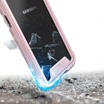 Zizo Samsung Galaxy Note 8 ION Seri effaf Klf (MIL-STD-810G)-Rose Gold