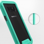 Zizo Samsung Galaxy Note 8 ION Seri effaf Klf (MIL-STD-810G)- Teal