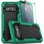 Zizo Samsung Galaxy Note 8 Proton Klf (MIL-STD-810G)-Emerald Green Solid Black