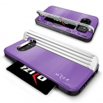 Zizo Samsung Galaxy Note 8 Retro Kartlkl Klf (MIL-STD-810G)-Purple