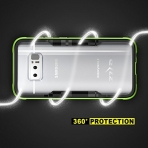 Zizo Samsung Galaxy Note 8 Shock 2.0 Serisi Bumper Klf (MIL-STD-810G)-Neon Green Black