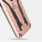 Zizo Samsung Galaxy Note 8 Static Serisi Kickstand Klf (MIL-STD-810G)-Rose Gold