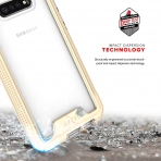 Zizo Samsung Galaxy S10e ION Serisi Klf (MIL-STD-810G)-Gold
