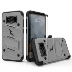 Zizo Samsung Galaxy S8 Plus Bolt Serisi Klf-Gray Black