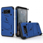 Zizo Samsung Galaxy S8 Plus Bolt Serisi Klf-Blue Black