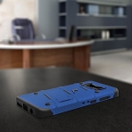 Zizo Samsung Galaxy S8 Plus Bolt Serisi Klf-Blue Black
