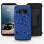 Zizo Samsung Galaxy S8 Plus Bolt Serisi Klf-Blue Black