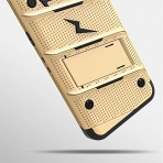Zizo Samsung Galaxy S8 Plus Bolt Serisi Klf-Gold Black