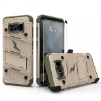 Zizo Samsung Galaxy S8 Plus Bolt Serisi Klf-Desert Tan Camo Green