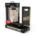 Zizo Samsung Galaxy S8 Plus Bolt Serisi Klf-Desert Tan Camo Green