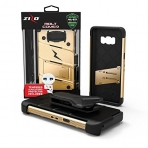 Zizo Samsung Galaxy S8 Plus Bolt Serisi Klf-Gold Black