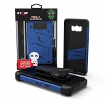 Zizo Samsung Galaxy S8 Plus Bolt Serisi Klf-Blue Black