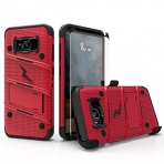 Zizo Samsung Galaxy S8 Plus Bolt Serisi Klf-Red Black