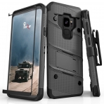 Zizo Samsung Galaxy S9 Bolt Seri Klf (MIL-STD-810G)-Gun Metal Gray