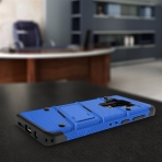 Zizo Samsung Galaxy S9 Plus Bolt Seri Klf (MIL-STD-810G)-Blue Black