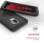 Zizo Samsung Galaxy S9 Plus ION Klf (MIL-STD-810G)-Black Smoke