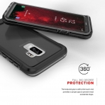 Zizo Samsung Galaxy S9 Plus ION K�l�f (MIL-STD-810G)-Black Smoke