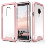 Zizo Samsung Galaxy S9 Plus ION K�l�f (MIL-STD-810G)- Rose Gold Clear