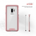 Zizo Samsung Galaxy S9 Plus ION K�l�f (MIL-STD-810G)- Rose Gold Clear