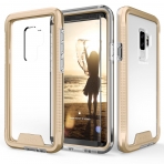 Zizo Samsung Galaxy S9 Plus ION K�l�f (MIL-STD-810G)- Gold Clear