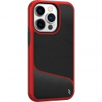 Zizo iPhone 14 Pro Max Division Serisi Klf (MIL-STD 810G)-Black/Red