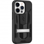 Zizo iPhone 14 Pro Transform Serisi Kickstand Klf (MIL-STD 810G)-Black/Black