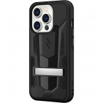 Zizo iPhone 14 Pro Transform Serisi Kickstand Klf (MIL-STD 810G)-Black/Black