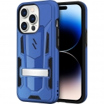 Zizo iPhone 14 Pro Max Transform Serisi Kickstand Klf (MIL-STD 810G)-Blue/Black