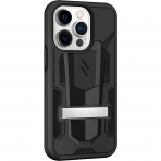 Zizo iPhone 14 Pro Max Transform Serisi Kickstand Klf (MIL-STD 810G)-Black/Black