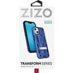 Zizo iPhone 14 Transform Serisi Kickstand Klf (MIL-STD 810G)-Blue/Black