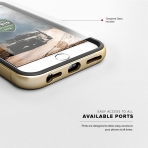 Zizo iPhone 7 Shock Serisi Klf (MIL-STD-810G)-Gold