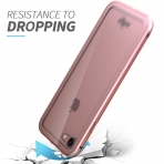 Zizo iPhone 8 ATOM Seri Klf (MIL-STD-810G)-Rose Gold
