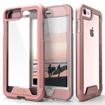 Zizo iPhone 8 ION Seri Klf (MIL-STD-810G)-Rose Gold-Clear