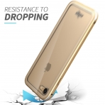 Zizo iPhone 8 Plus ATOM Seri Klf (MIL-STD-810G)-Gold