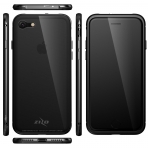Zizo iPhone 8 Plus ATOM Seri Klf (MIL-STD-810G)-Black
