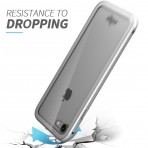 Zizo iPhone 8 Plus ATOM Seri Klf (MIL-STD-810G)-Silver