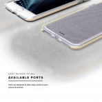 Zizo iPhone 8 Plus Pulse Seri Klf-Clear-Gold