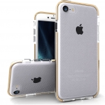 Zizo iPhone 8 Pulse Seri Klf-Clear-Gold  