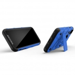 Zizo iPhone XR Bolt Serisi Kickstand Klf (MIL-STD-810G)-Blue