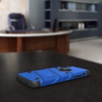 Zizo iPhone XR Bolt Serisi Kickstand Klf (MIL-STD-810G)-Blue