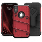 Zizo iPhone XS Max Bolt Serisi Klf (MIL-STD-810G)-Red