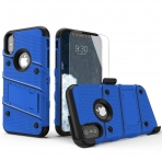 Zizo iPhone XS Max Bolt Serisi Klf (MIL-STD-810G)-Blue