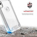 Zizo iPhone XS Max ION Serisi Klf (MIL-STD-810G)-Silver