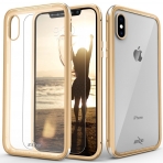 Zizo iPhone X ATOM Seri Klf (MIL-STD-810G)-Gold