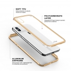 Zizo iPhone XS ATOM Seri Klf (MIL-STD-810G)-Gold