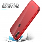 Zizo iPhone X ATOM Seri Klf (MIL-STD-810G)-Red