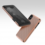 Zizo iPhone XS Echo Klf (MIL-STD-810G)- Rose Gold Black